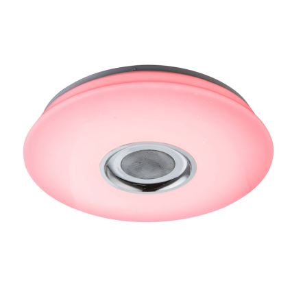 Globo - LED RGB Stmívatelné svítidlo s reproduktorem LED/18W/230V + LED/6W/230V 2700-6500K + dálkové ovládání