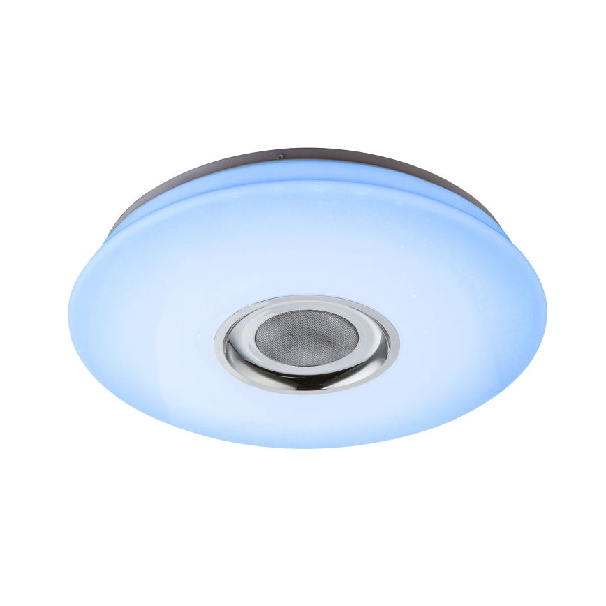 Globo - LED RGB Stmívatelné svítidlo s reproduktorem LED/18W/230V + LED/6W/230V 2700-6500K + dálkové ovládání
