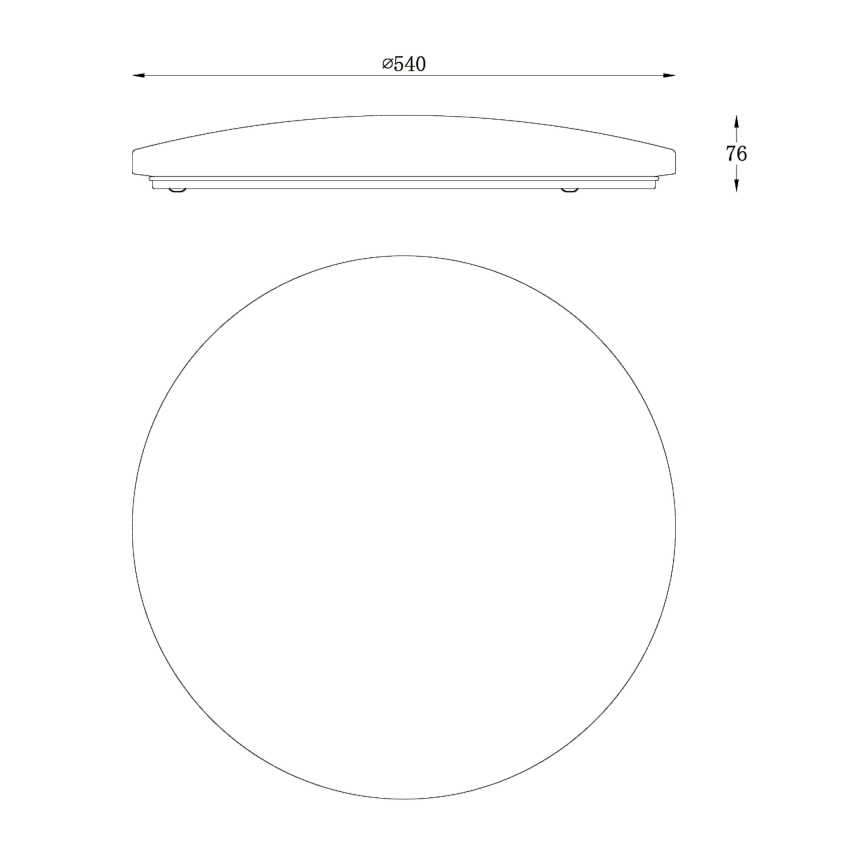 Globo - LED Stmívatelné stropní svítidlo LED/30W/230V 2700-6500K Wi-Fi Tuya + dálkové ovládání