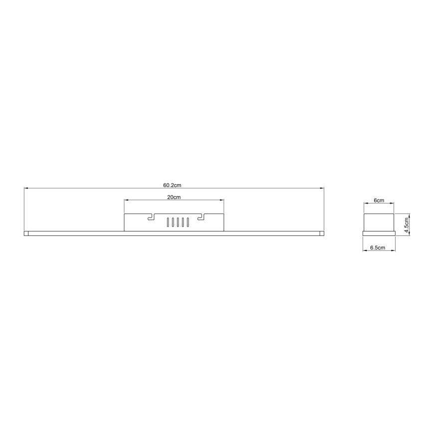 Globo - LED Koupelnové stropní svítidlo LED/12W/230V IP44