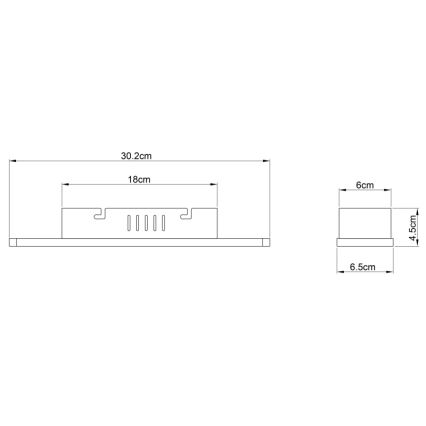 Globo - LED Koupelnové stropní svítidlo LED/6W/230V IP44