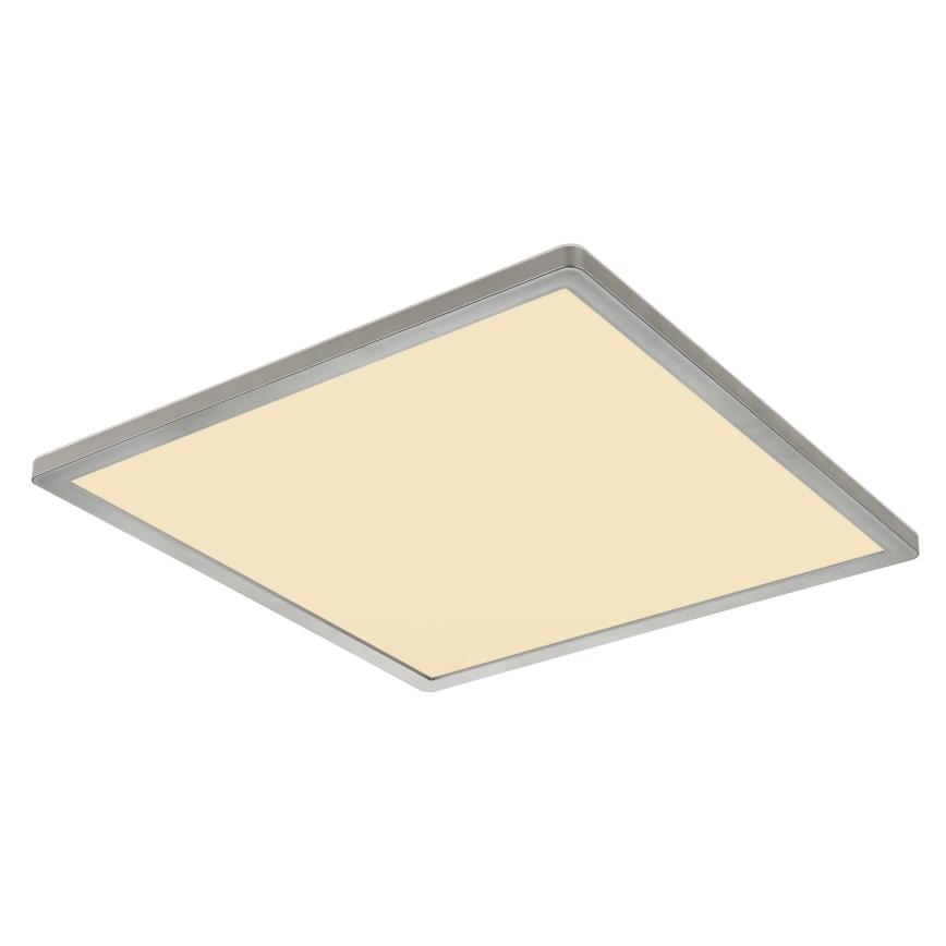 Globo - LED Stmívatelné koupelnové stropní svítidlo LED/24W/230V 42x42 cm IP44 matný chrom