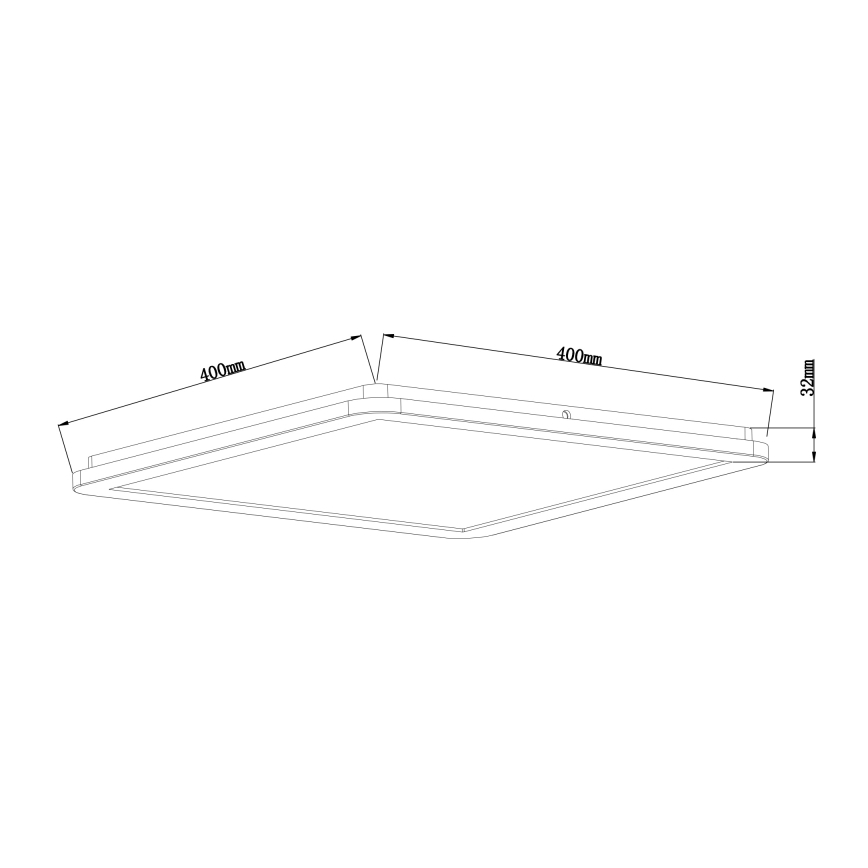 Globo - LED Stmívatelné koupelnové stropní svítidlo LED/24W/230V 42x42 cm IP44 bílá