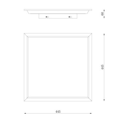 Globo - LED Stropní svítidlo LED/24W/230V