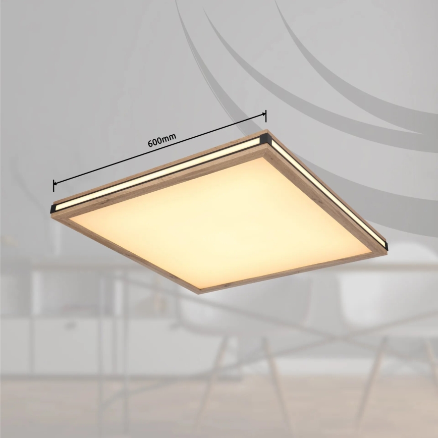 Globo - LED Stmívatelné stropní svítidlo LED/36W/230V 3000K 60x60 cm