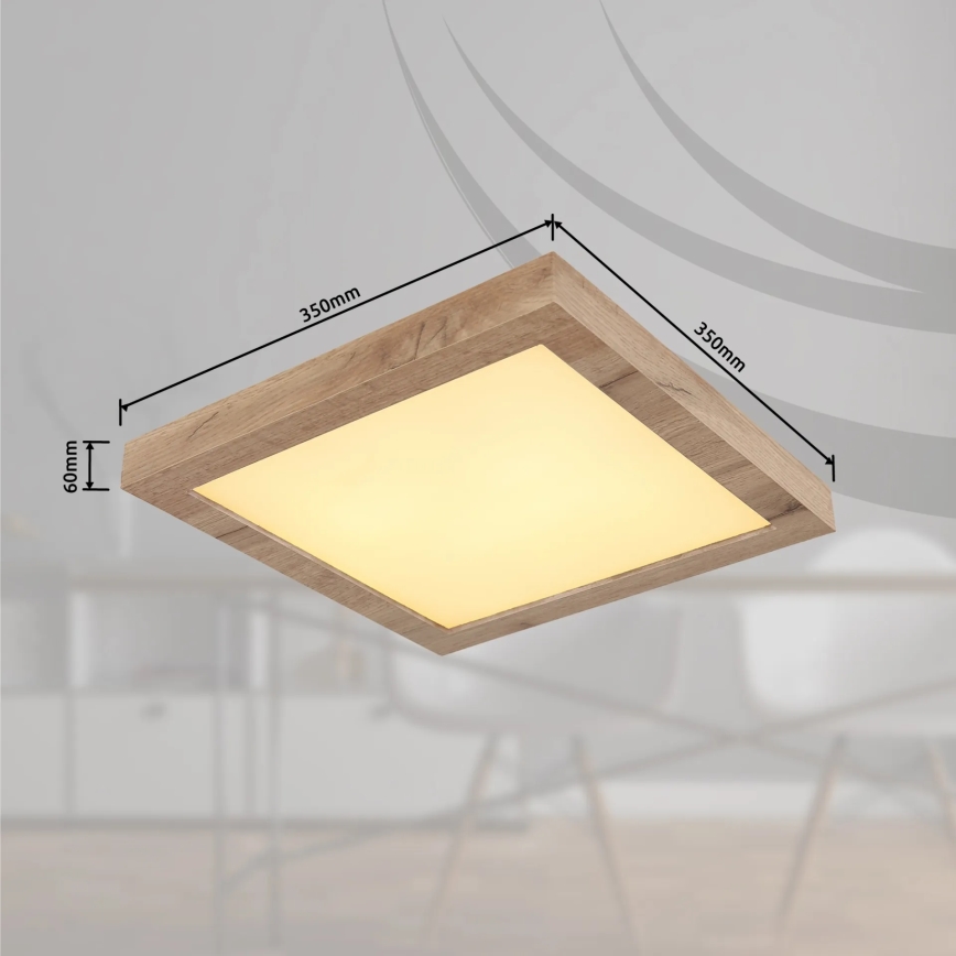Globo - LED Stropní svítidlo LED/16W/230V hnědá