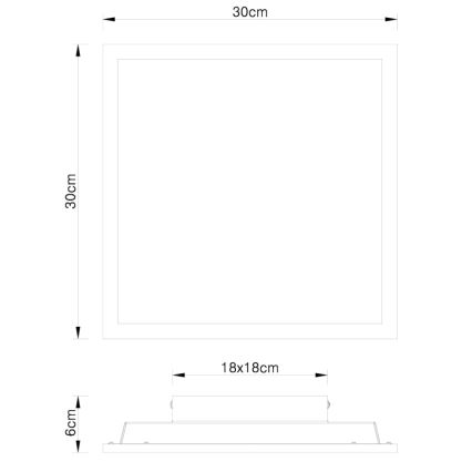 Globo - LED Stropní svítidlo LED/12W/230V