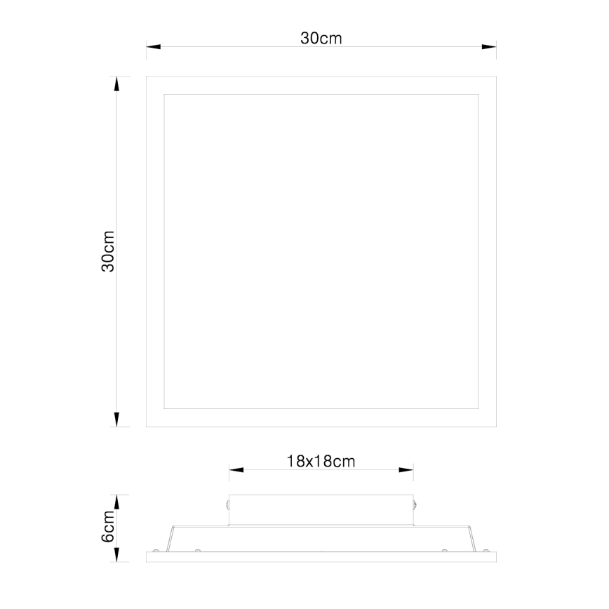 Globo - LED Stropní svítidlo LED/12W/230V