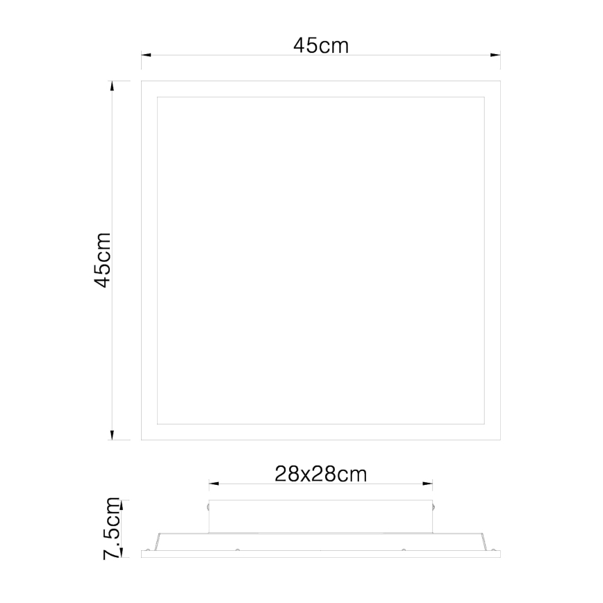 Globo - LED Stropní svítidlo LED/24W/230V