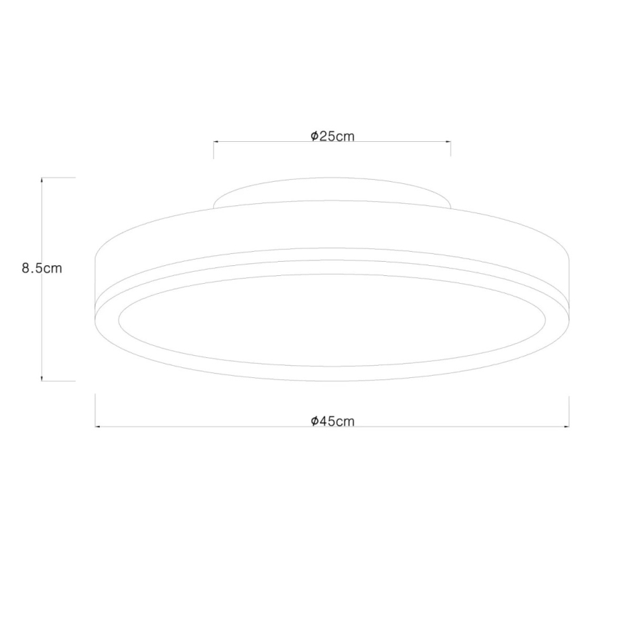 Globo - LED Stmívatelné stropní svítidlo LED/24W/230V 3000-6500K pr. 45 cm