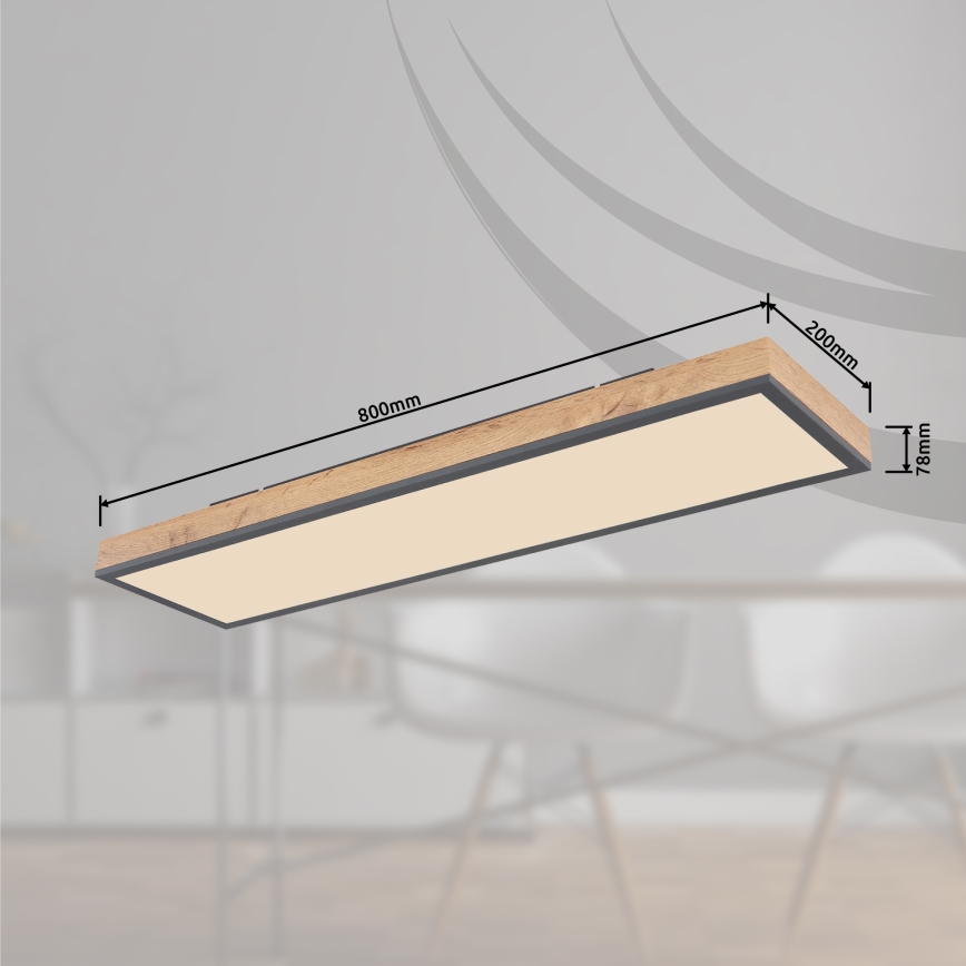 Globo - LED Stmívatelné stropní svítidlo LED/24W/230V 2700-6500K + dálkové ovládání