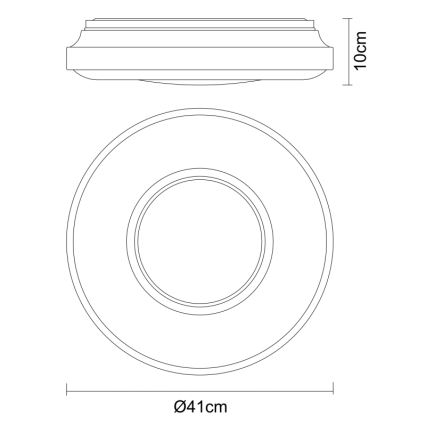 Globo - LED Stropní svítidlo LED/24W/230V