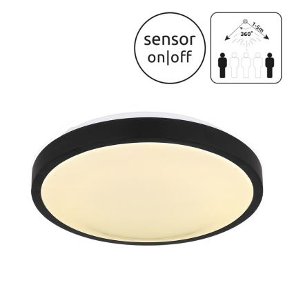 Globo - LED Koupelnové stropní svítidlo se senzorem LED/18W/230V IP44