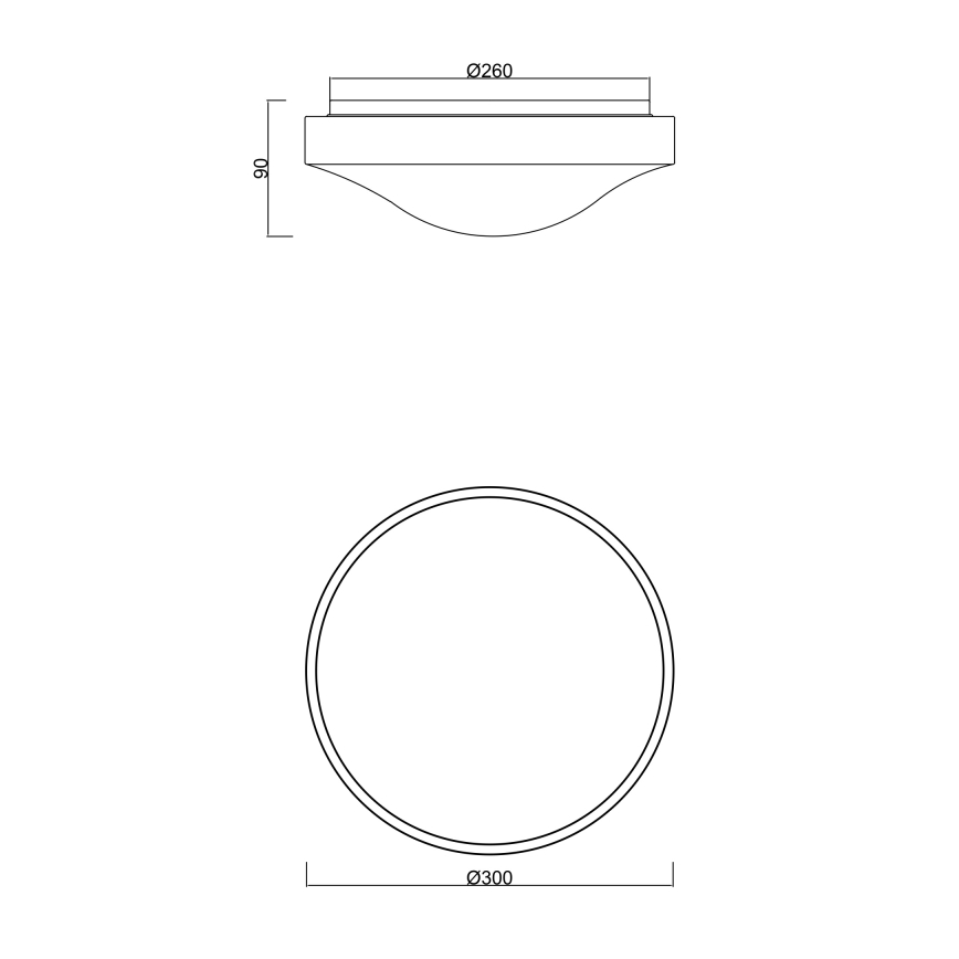 Globo - LED Koupelnové stropní svítidlo se senzorem LED/18W/230V IP44