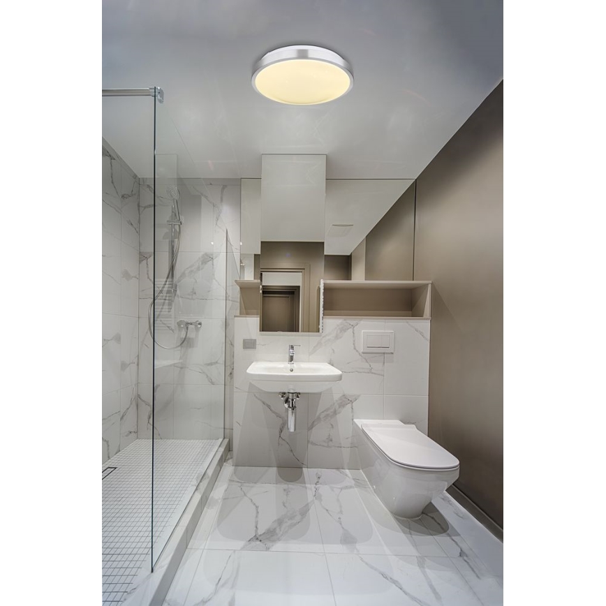 Globo - LED Koupelnové stropní svítidlo se senzorem LED/18W/230V IP44
