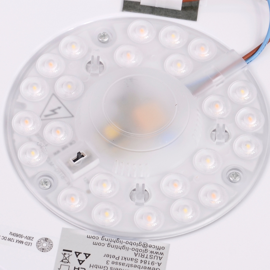 Globo - LED Stropní svítidlo LED/12W/230V 307 mm 3000/4500/6000K