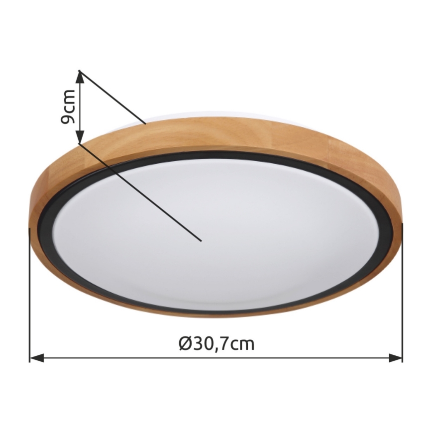 Globo - LED Stropní svítidlo LED/12W/230V 307 mm 3000/4500/6000K