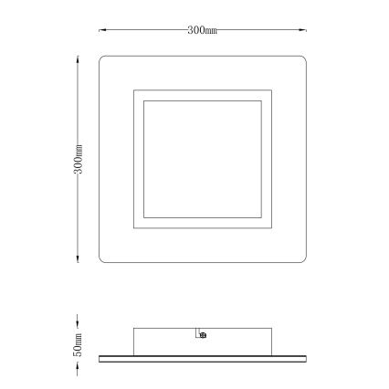 Globo - LED Stropní svítidlo LED/23W/230V