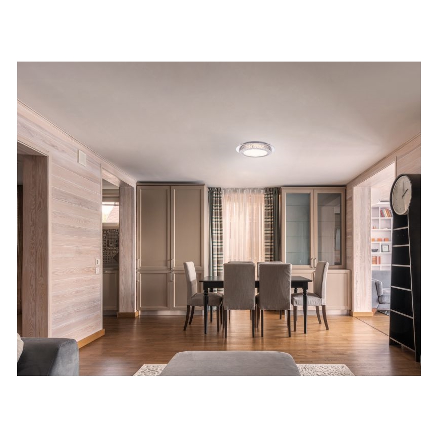 Globo - LED Křišťálové stropní svítidlo LED/18W/230V