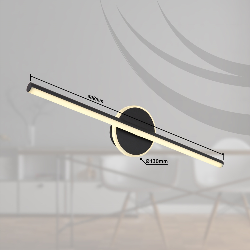 Globo - LED Koupelnové osvětlení zrcadla LED/10W/230V 60,8 cm IP44 černá