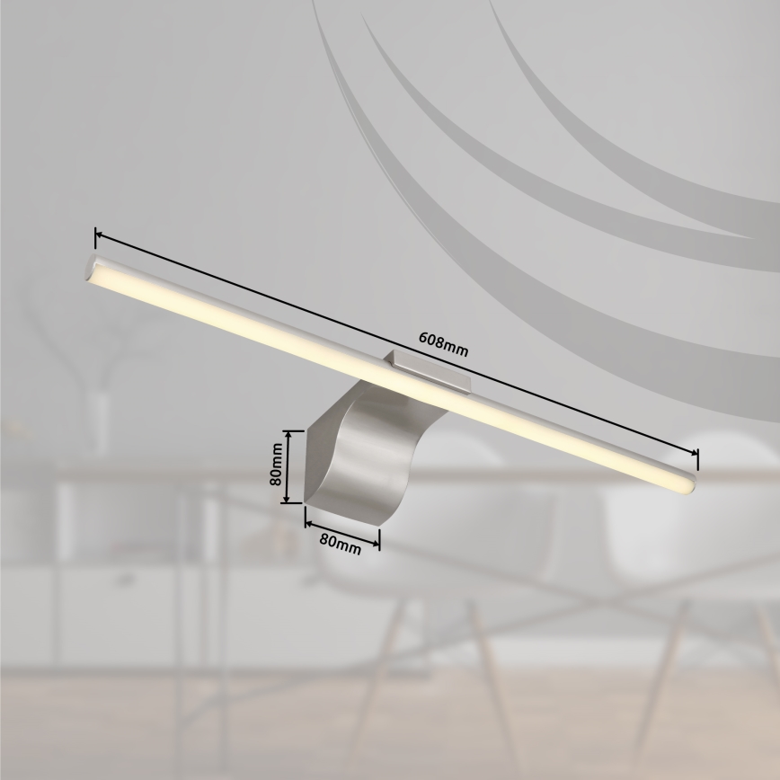Globo - LED Koupelnové osvětlení zrcadla LED/10W/230V 60,8 cm IP44 lesklý chrom