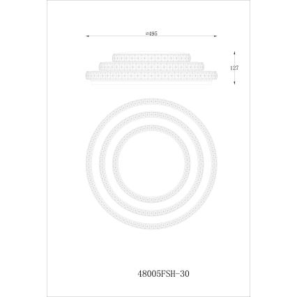 Globo - LED Stmívatelné stropní svítidlo LED/30W/230V TUYA Wi-Fi + dálkové ovládání