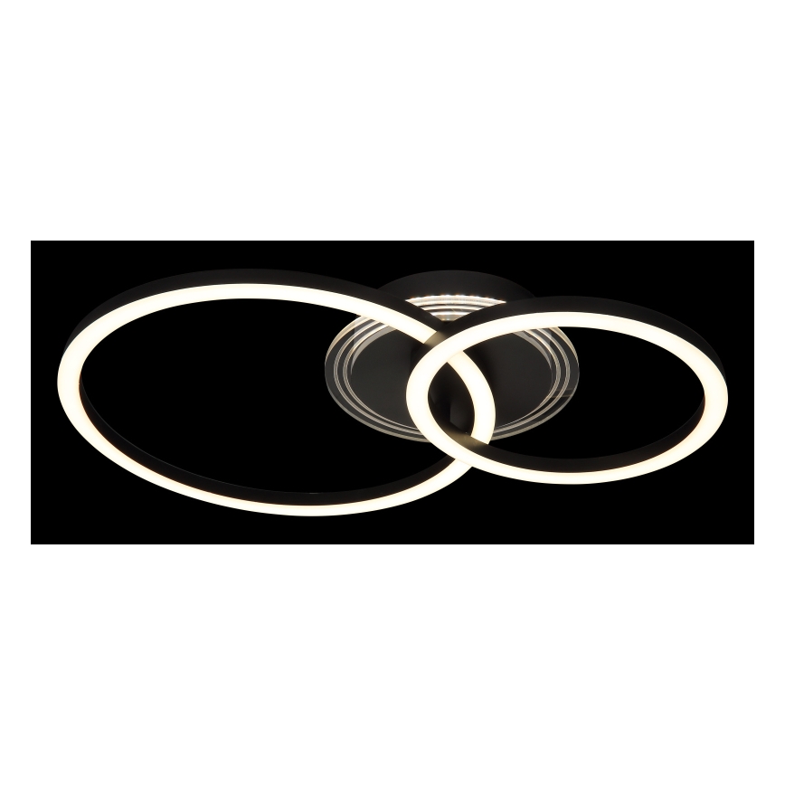 Globo - LED Stropní svítidlo LED/30W/230V 2700/4500/6500K pr. 33x50 cm černá