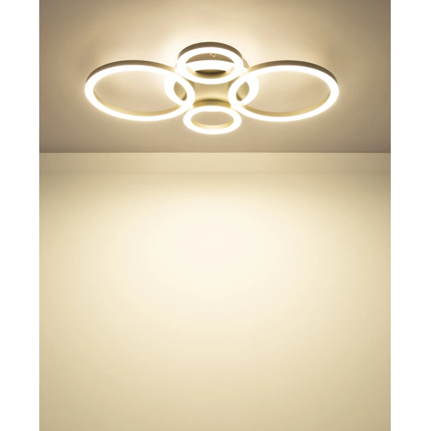 Globo - LED Stropní svítidlo LED/40W/230V 2700/4500/6500K pr. 35,5x53 cm mosaz