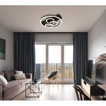 Globo - LED Stmívatelné stropní svítidlo LED/40W/230V 2700-6500K pr. 35x33 cm + dálkové ovládání