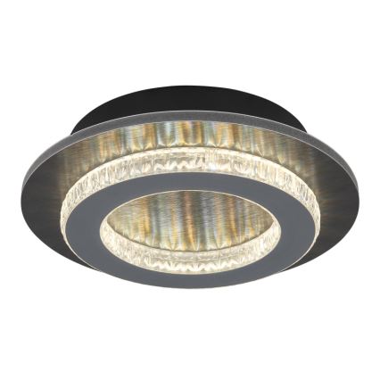 Globo - LED Stropní svítidlo LED/12W/230V 3000/4000/6500K pr. 20 cm antracit