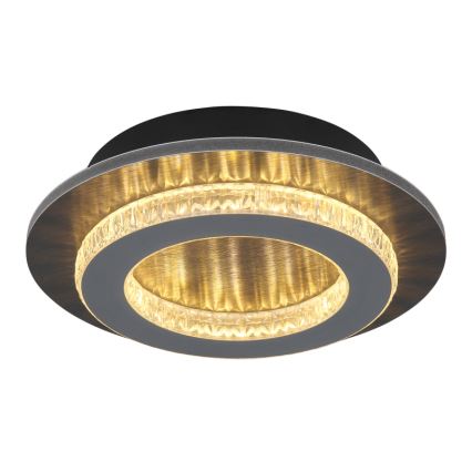 Globo - LED Stropní svítidlo LED/12W/230V 3000/4000/6500K pr. 20 cm antracit