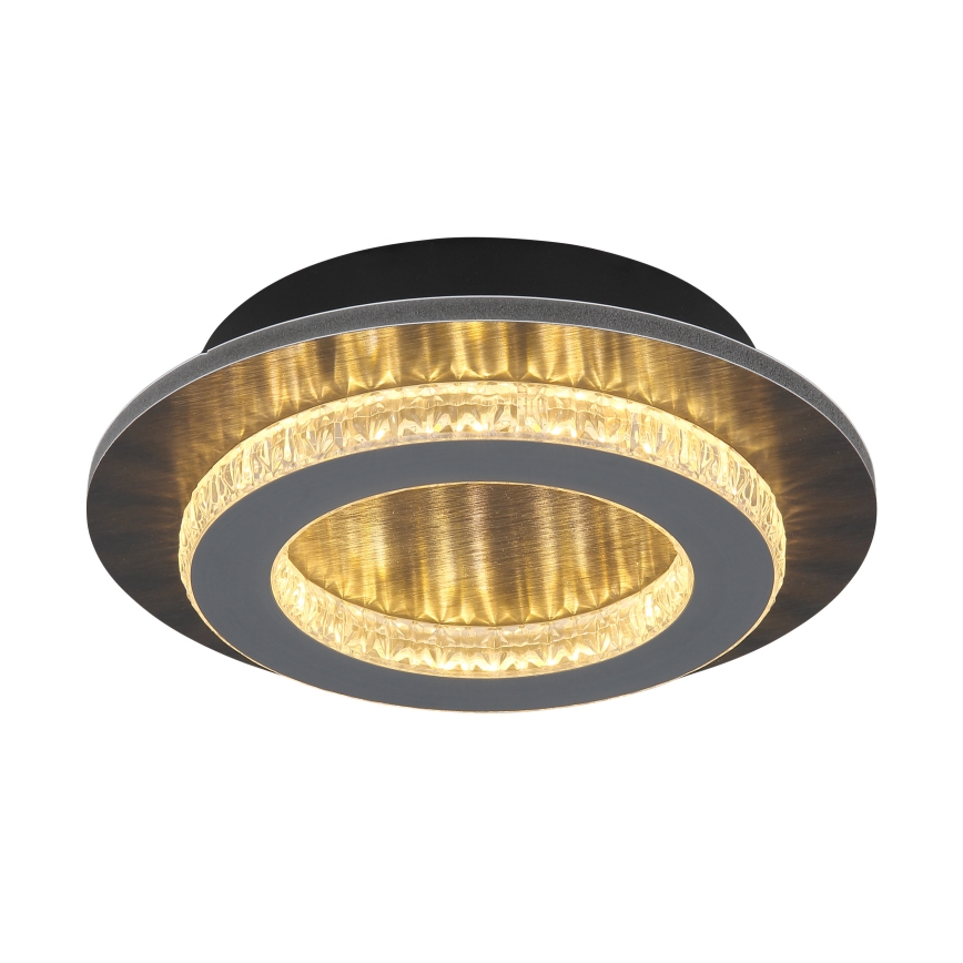 Globo - LED Stropní svítidlo LED/12W/230V 3000/4000/6500K pr. 20 cm antracit