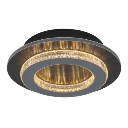 Globo - LED Stropní svítidlo LED/12W/230V 3000/4000/6500K pr. 20 cm antracit