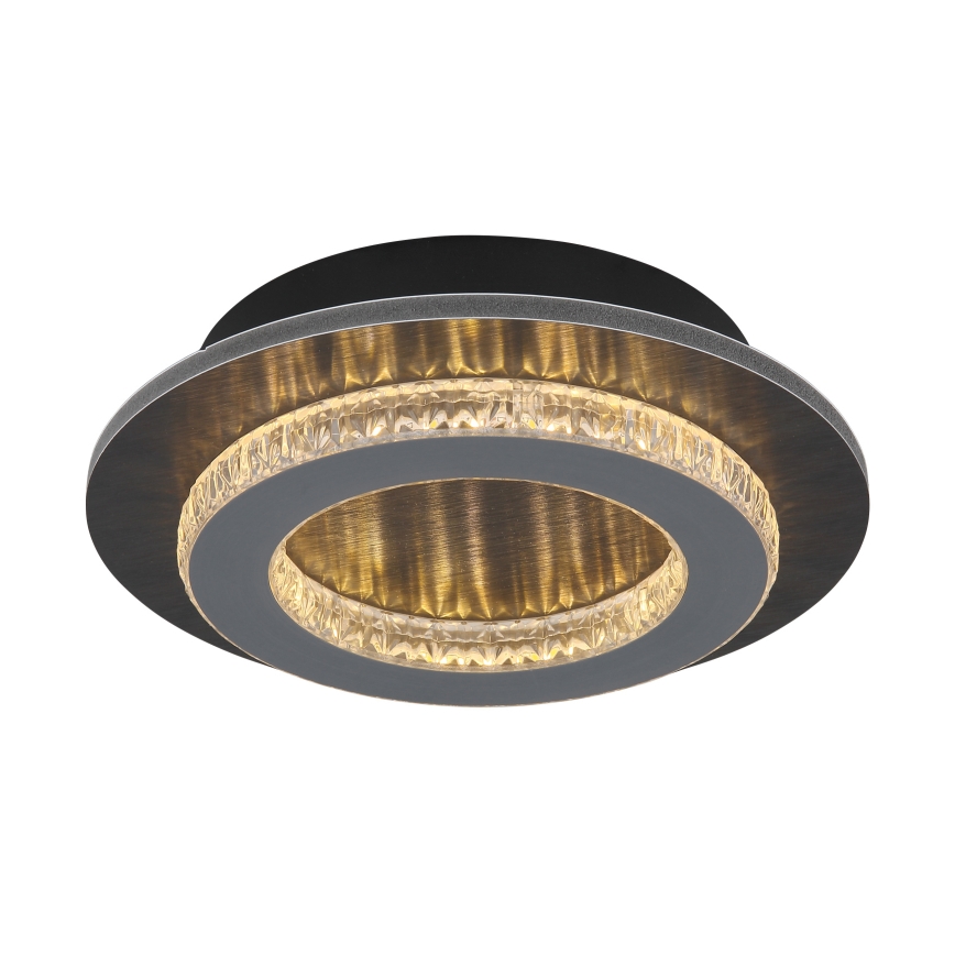 Globo - LED Stropní svítidlo LED/12W/230V 3000/4000/6500K pr. 20 cm antracit