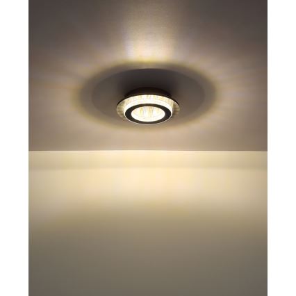 Globo - LED Stropní svítidlo LED/12W/230V 3000/4000/6500K pr. 20 cm antracit