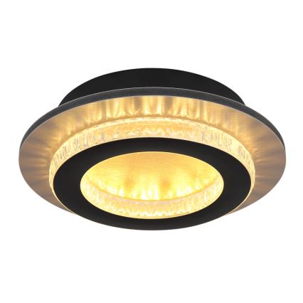 Globo - LED Stropní svítidlo LED/12W/230V 3000/4000/6500K pr. 20 cm černá