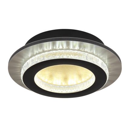 Globo - LED Stropní svítidlo LED/12W/230V 3000/4000/6500K pr. 20 cm černá