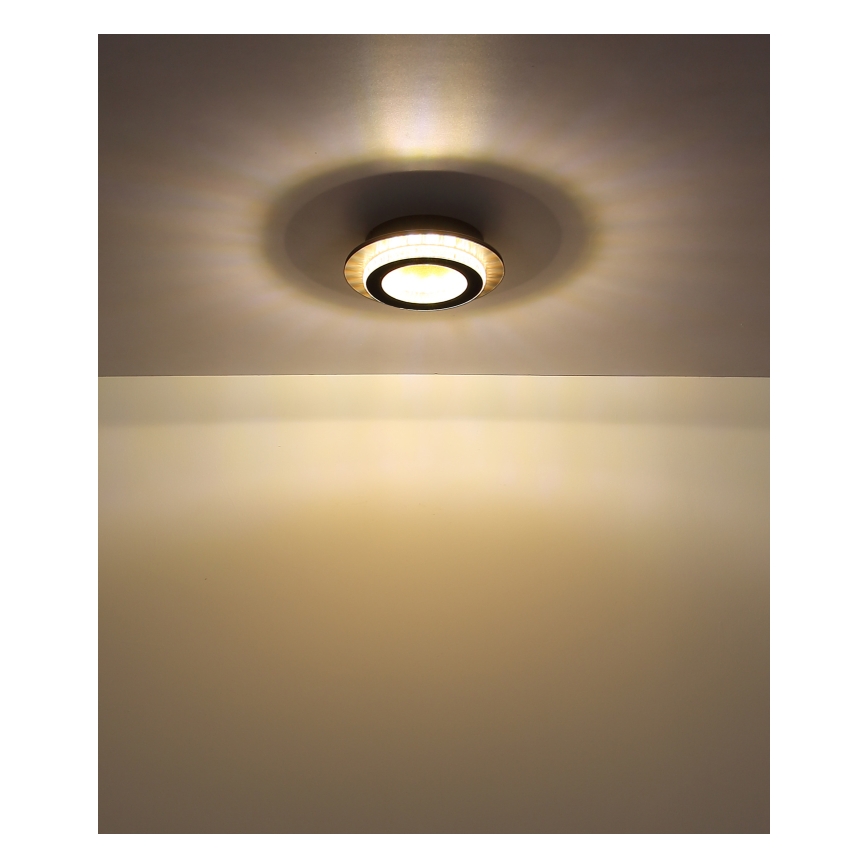 Globo - LED Stropní svítidlo LED/12W/230V 3000/4000/6500K pr. 20 cm černá