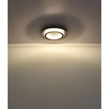 Globo - LED Stropní svítidlo LED/24W/230V 3000/4000/6500K pr. 35 cm antracit