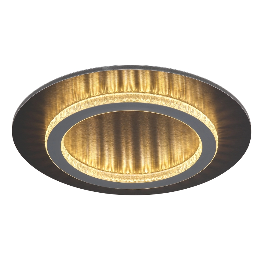 Globo - LED Stropní svítidlo LED/24W/230V 3000/4000/6500K pr. 35 cm antracit
