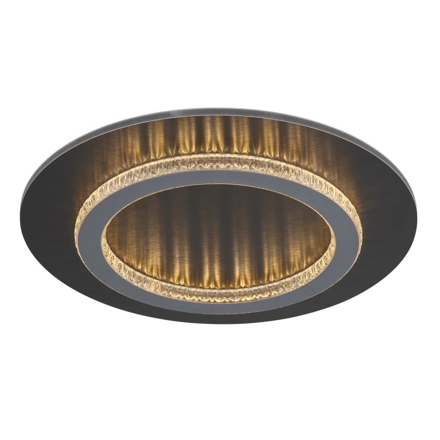 Globo - LED Stropní svítidlo LED/24W/230V 3000/4000/6500K pr. 35 cm antracit