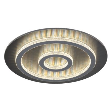 Globo - LED Stmívatelné stropní svítidlo LED/40W/230V 3000-6500K pr. 45 cm antracit + dálkové ovládání