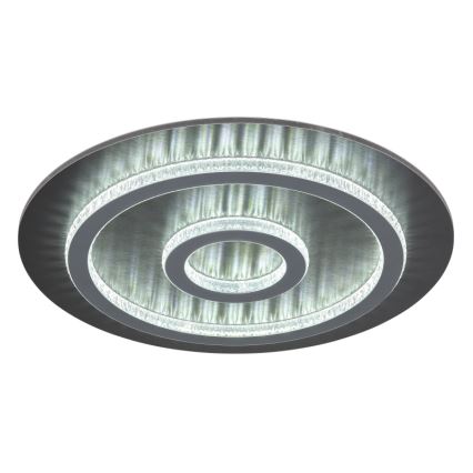 Globo - LED Stmívatelné stropní svítidlo LED/40W/230V 3000-6500K pr. 45 cm antracit + dálkové ovládání