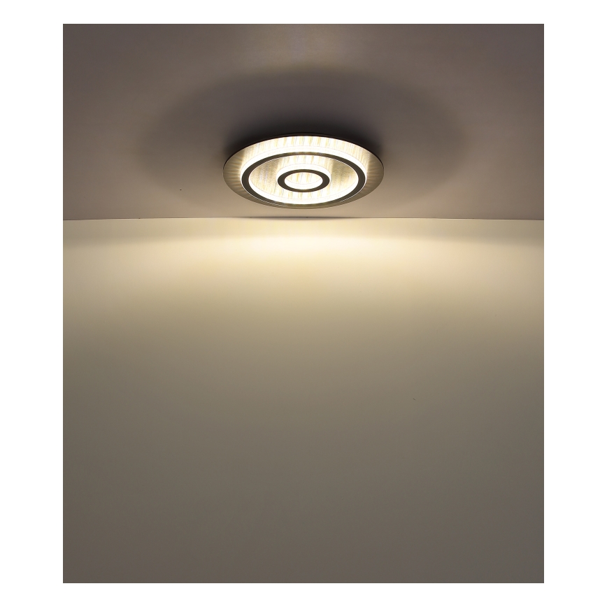 Globo - LED Stmívatelné stropní svítidlo LED/40W/230V 3000-6500K pr. 45 cm antracit + dálkové ovládání