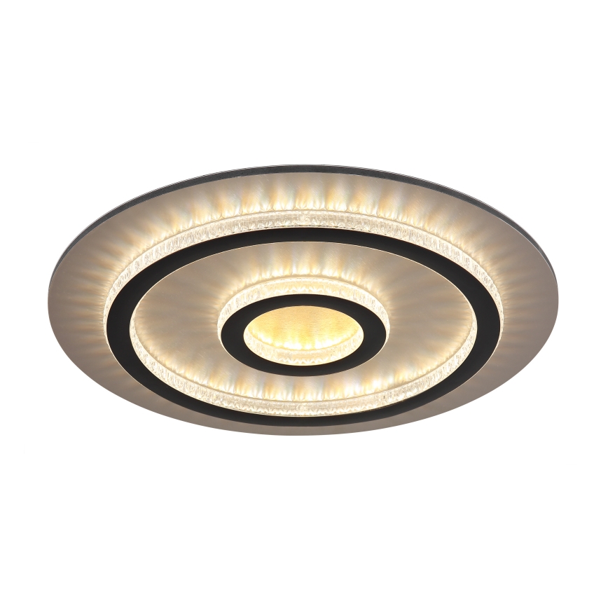 Globo - LED Stmívatelné stropní svítidlo LED/40W/230V 3000-6500K pr. 45 cm černá + dálkové ovládání