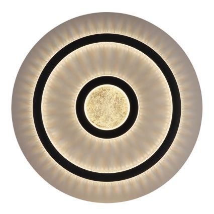 Globo - LED Stmívatelné stropní svítidlo LED/40W/230V 3000-6500K pr. 45 cm černá + dálkové ovládání