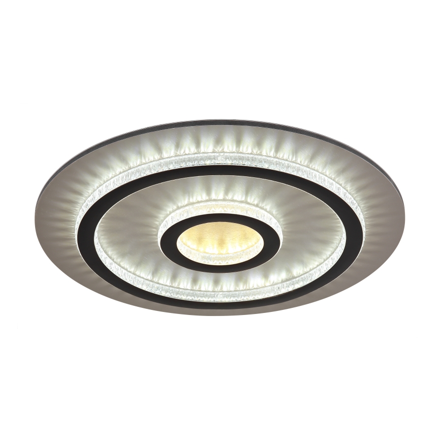 Globo - LED Stmívatelné stropní svítidlo LED/40W/230V 3000-6500K pr. 45 cm černá + dálkové ovládání