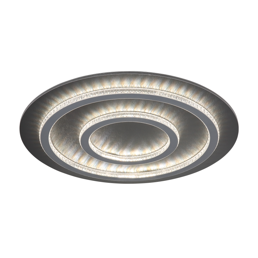 Globo - LED Stmívatelné stropní svítidlo LED/60W/230V 3000-6500K pr. 55 cm antracit + dálkové ovládání