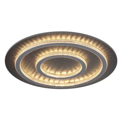 Globo - LED Stmívatelné stropní svítidlo LED/60W/230V 3000-6500K pr. 55 cm antracit + dálkové ovládání