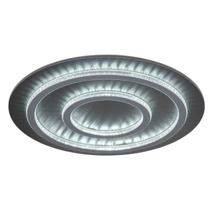 Globo - LED Stmívatelné stropní svítidlo LED/60W/230V 3000-6500K pr. 55 cm antracit + dálkové ovládání